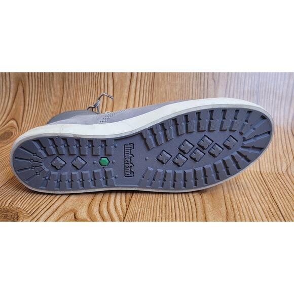 Timberland dausette gray leather high top womens shoes sneakers boots Size 10 - Picture 6 of 9